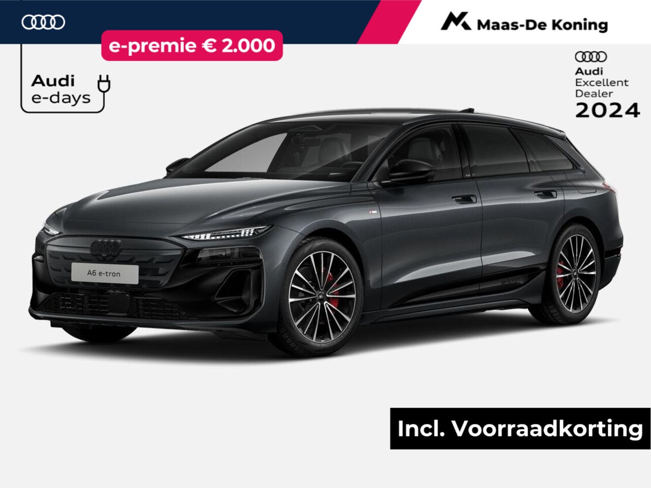 Audi A6 Avant - e-tron S edition e-tron 100kWh 270 kW / 367 PK Avant Elek · Tech pro · Panorama-glasdak · - AutoWereld.nl