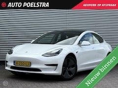 Tesla Model 3 - Standard RWD Plus 60 kWh Trekhaak Panoramadak Zwart Leder 18"
