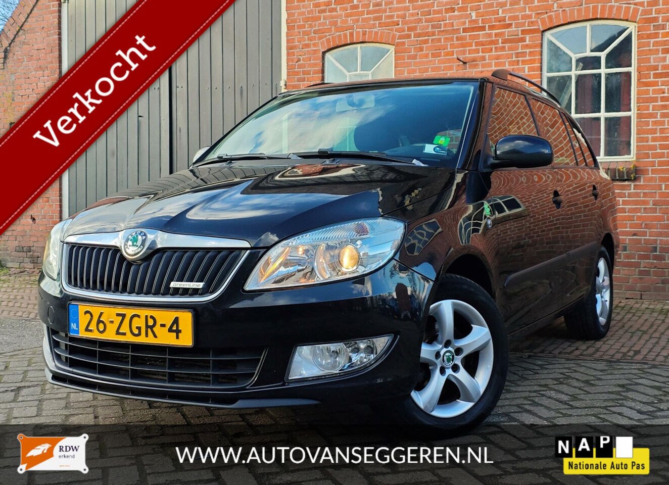 Skoda Fabia Combi - 1.2 TDI - Cruise Control / Navi /nwe. APK - AutoWereld.nl