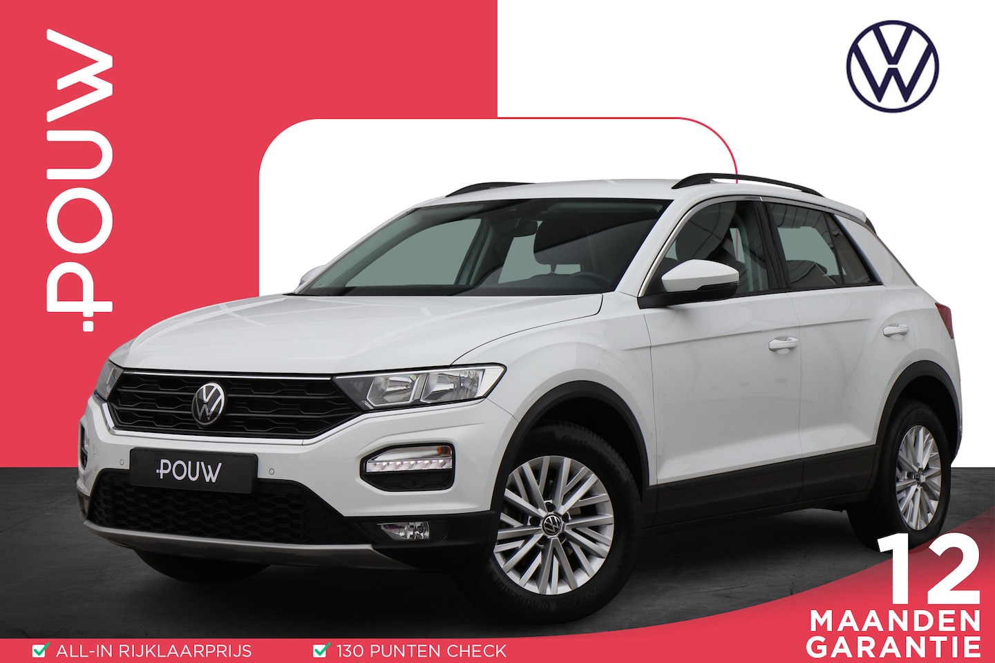 Volkswagen T-Roc - 1.0 TSI 110pk Style | App Connect | Cruise Control | Parkeersensoren | - AutoWereld.nl