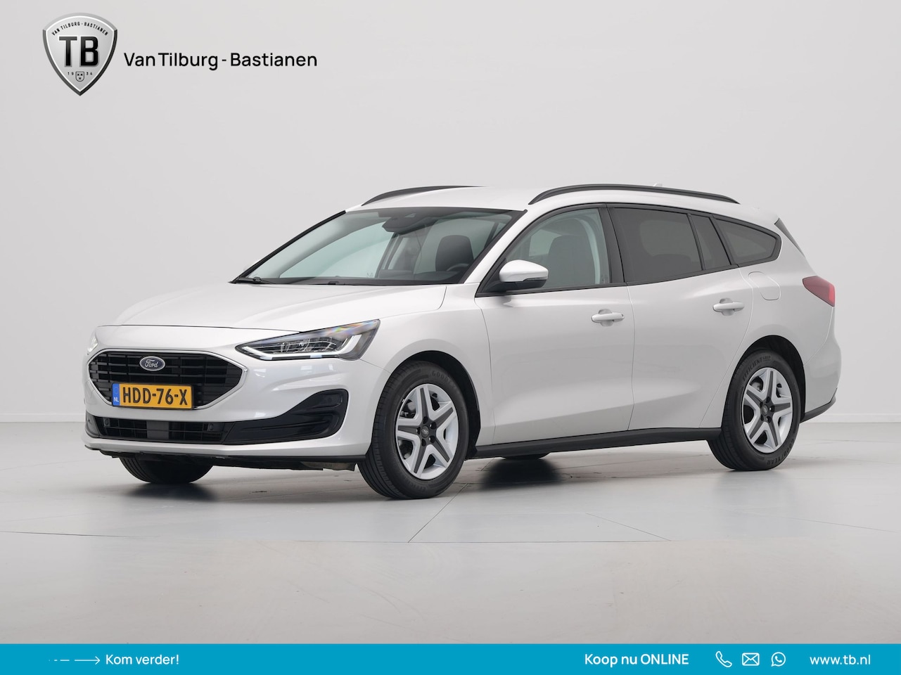 Ford Focus Wagon - 1.0 EcoBoost Hybrid Connected Winterpakket Navigatie Clima Cruise - AutoWereld.nl