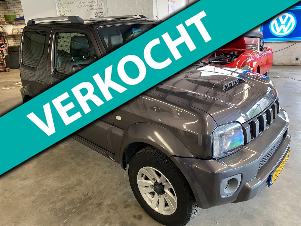 Suzuki Jimny - 1.3 ExclusiveLEDER, AIRCO, LAGE KM STAND LM WIELEN ETC - AutoWereld.nl