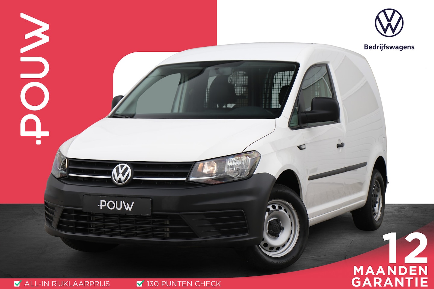 Volkswagen Caddy - 2.0 TDI L1H1 BMT Trendline | Airco | Bluetooth | Lederen bekleding | Euro 6 - AutoWereld.nl