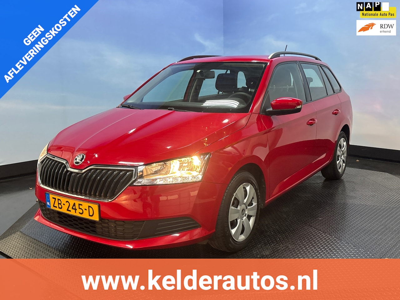 Skoda Fabia Combi - 1.0 ActiveAirco, Cruise,Trekhaak, Led Dagrijverlichting - AutoWereld.nl