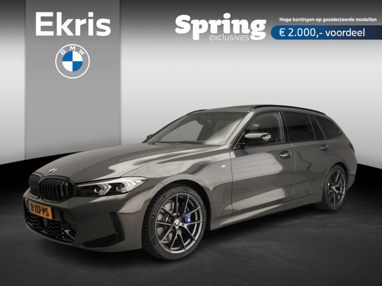 BMW 3-serie Touring - 320i | M-Sportpakket | LED | Leder | Navigatie | Schuifdak | Trekhaak | Elektr. zetels | D - AutoWereld.nl