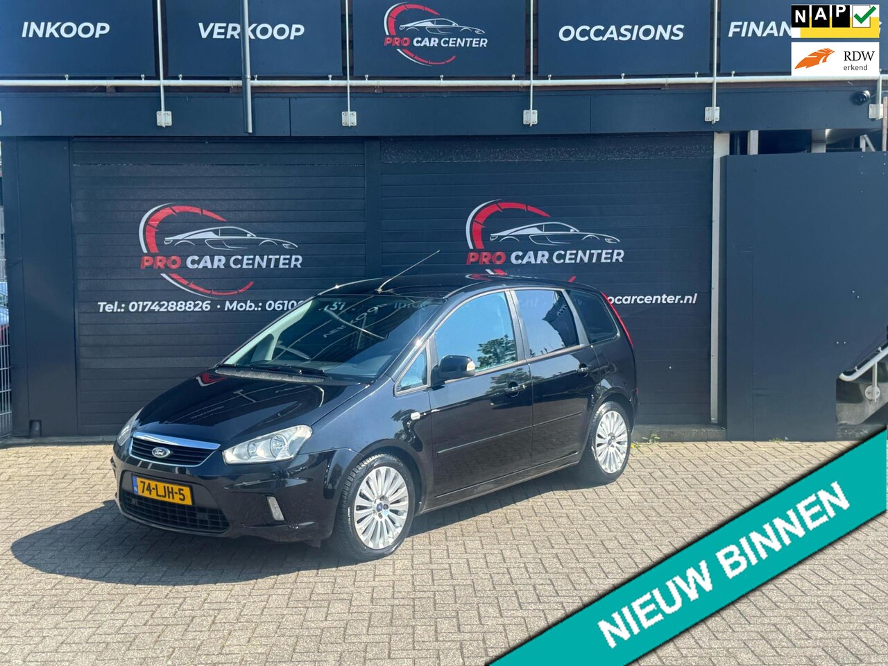 Ford C-Max - 1.8-16V Limited CRUISE|CLIMATE|NAVI|PDC|EL.RAMEN|LMV|NAP|APK - AutoWereld.nl