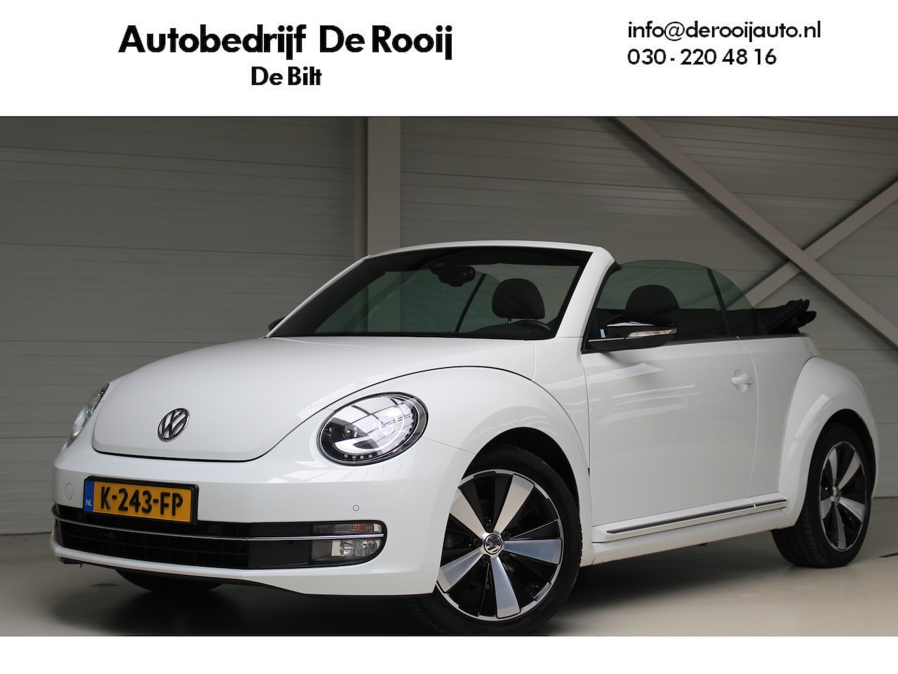 Volkswagen Beetle Cabriolet - 1.2 TSI Design BlueMotion Navigatie | Xenon | Stoelverwarming | 18"velgen | Climate Contro - AutoWereld.nl