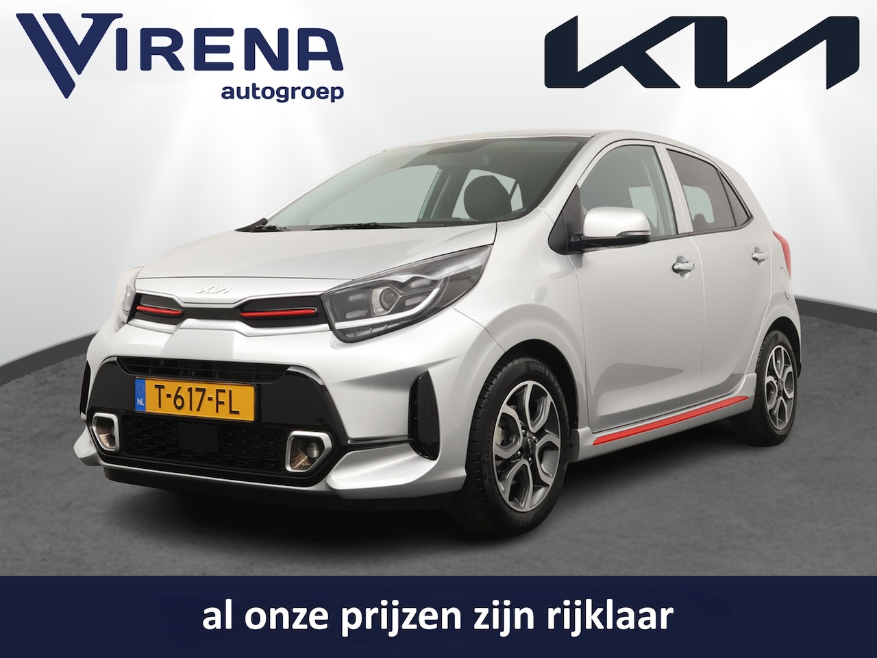 Kia Picanto - 1.0 DPi GT-Line - Apple Carplay/Android Auto - Cruise Control - Climate Conrtol - Navigati - AutoWereld.nl