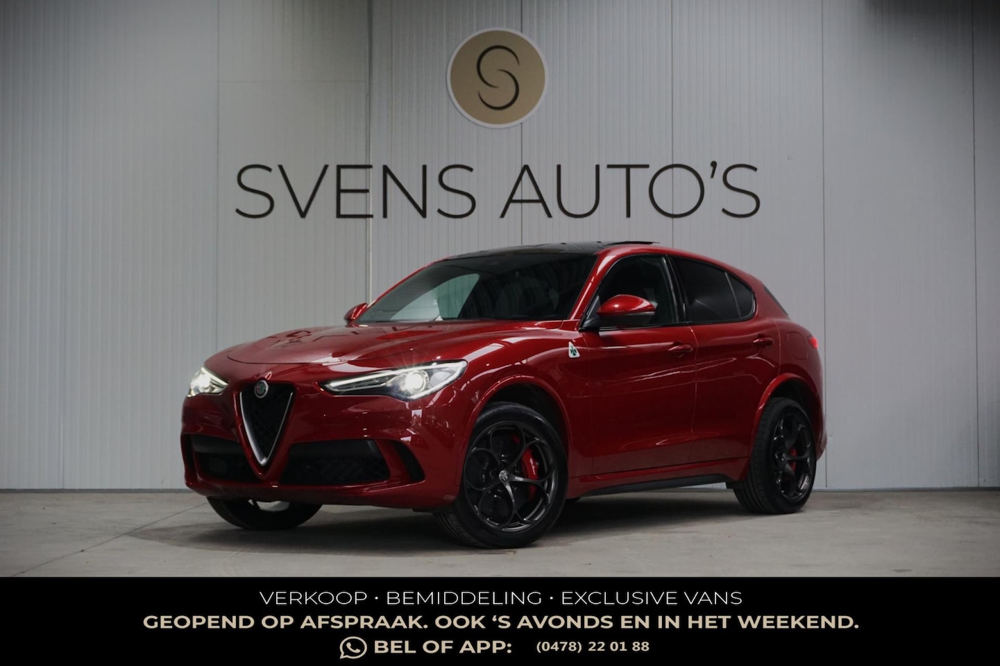 Alfa Romeo Stelvio - 2.9 V6 AWD Quadrifoglio 1e Eigenaar|Keramisch|Panoramadak - AutoWereld.nl