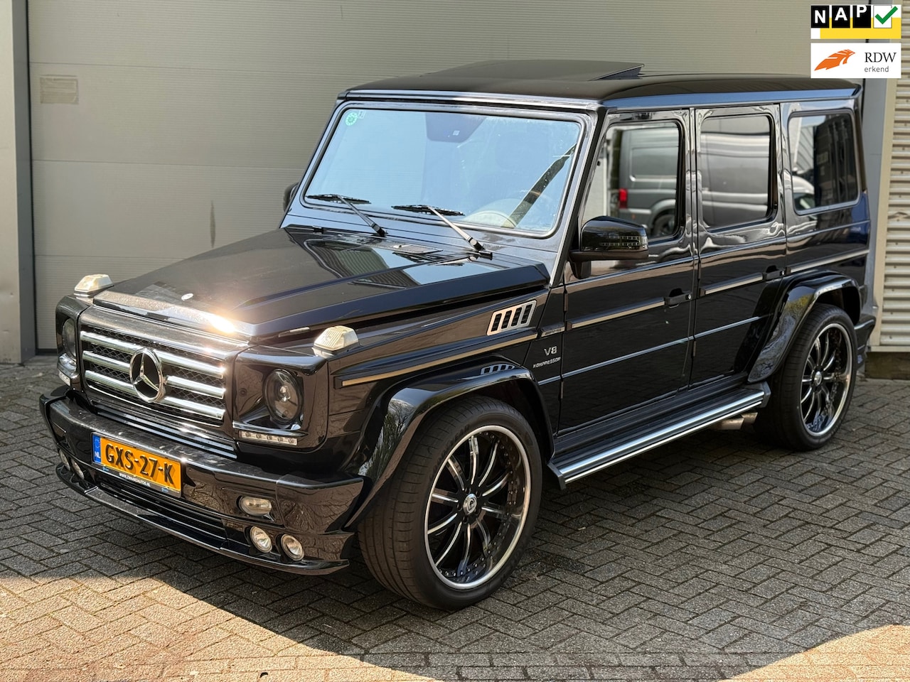 Mercedes-Benz G-klasse - 500 St.Wagon G55 AMG Uitvoering l BRABUS Pakket l Rijdt & Schakelt zeer goed l - AutoWereld.nl