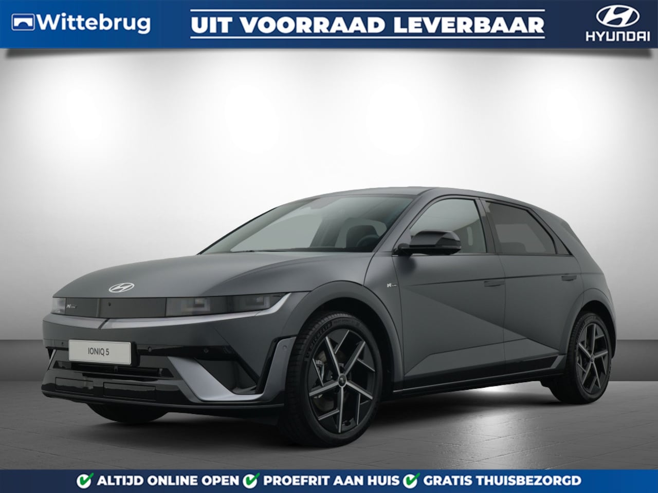 Hyundai IONIQ 5 - N Line 84 kWh Volledig Elektrisch, Sport uitvoering Full options, Matte kleur! Uit voorraa - AutoWereld.nl