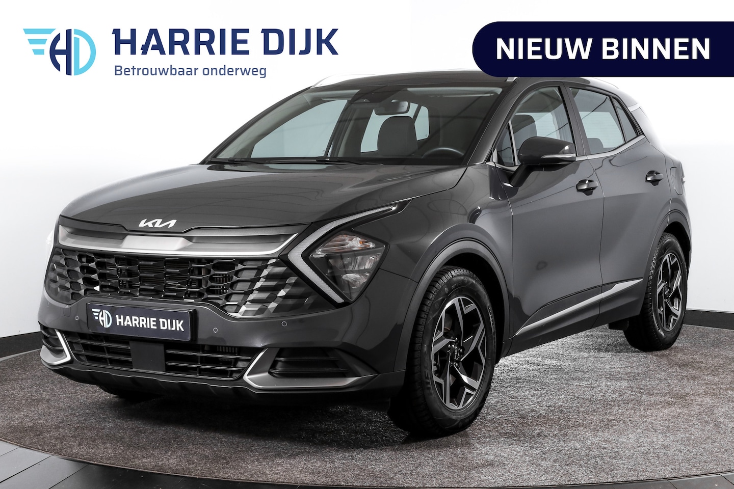 Kia Sportage - 1.6 T-GDi MHEV 160 PK DynamicLine - Automaat | Dig. Cockpit | Adapt. Cruise | Stuur-+Stuur - AutoWereld.nl