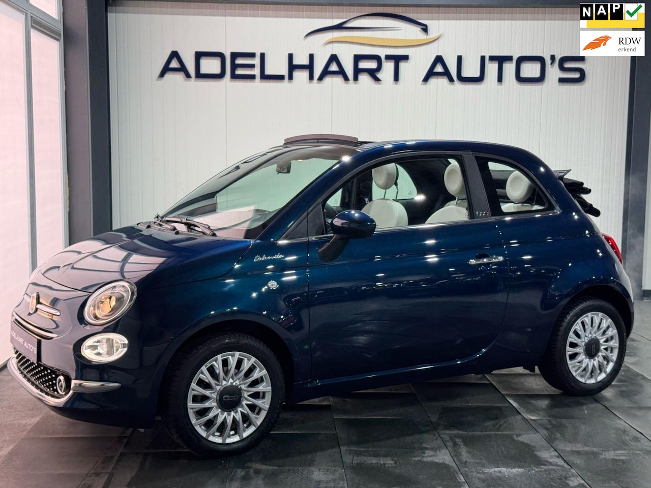 Fiat 500 C - 1.0 Hybrid Dolcevita Cabrio / Full map navigatie / Cruise control / Climate control - AutoWereld.nl