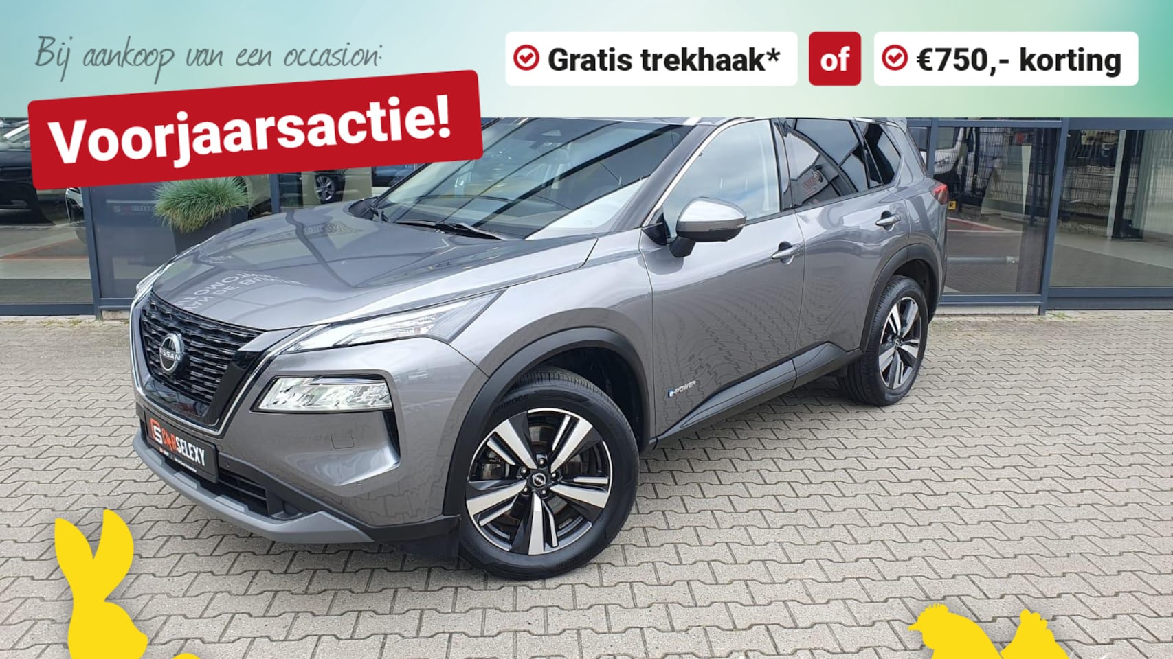 Nissan X-Trail - 1.5 e-Power N-Connecta *pano & stoelverwarming* - AutoWereld.nl