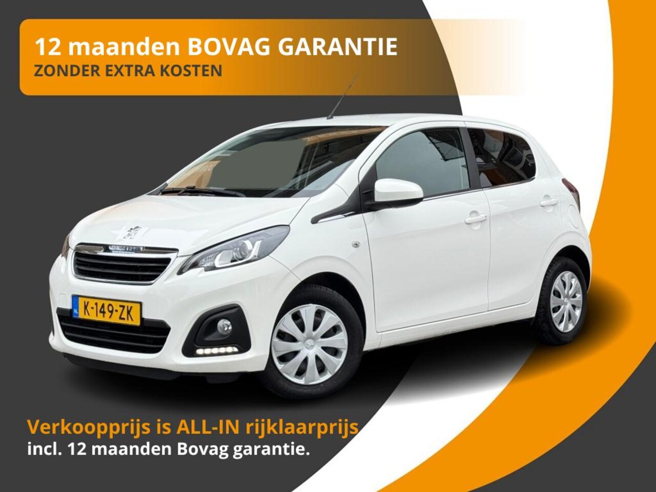 Peugeot 108 - 1.0 E-VTI ACTIVE 5-DEURS 5-DEURS/AIRCO/DAB+/BLUETOOTH/NL-AUTO - AutoWereld.nl