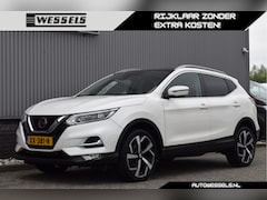 Nissan Qashqai - 1.2 Tekna Trekhaak, 360", Pano, Stoelverwarming, Cruise, Elek. stoel