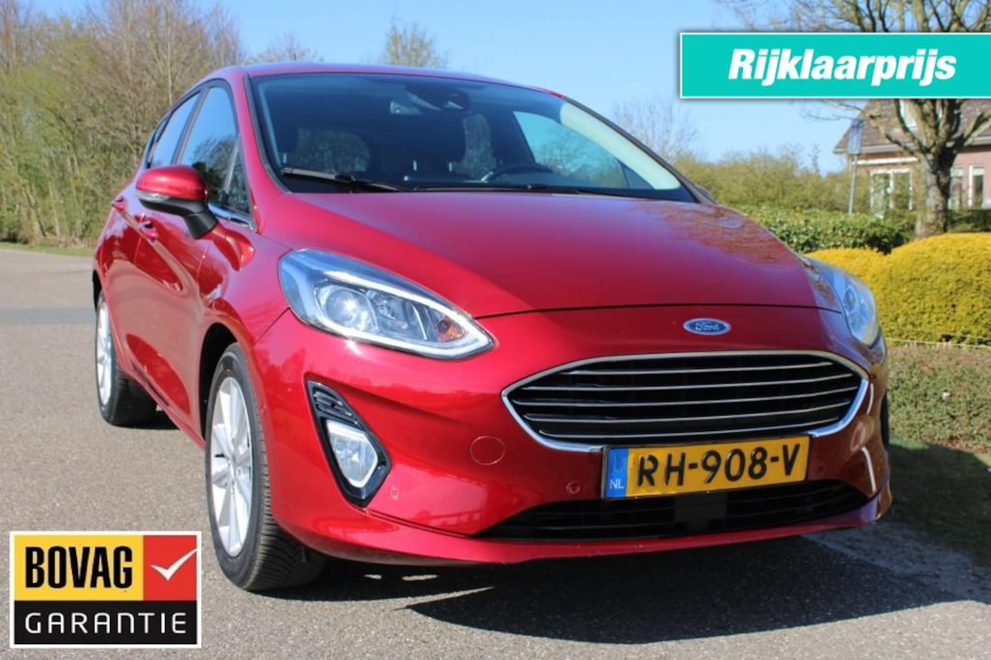 Ford Fiesta - 1.0 EB 100pk Titanium ACC/ECC/navi/stoel+stuurverw. 5-drs - AutoWereld.nl