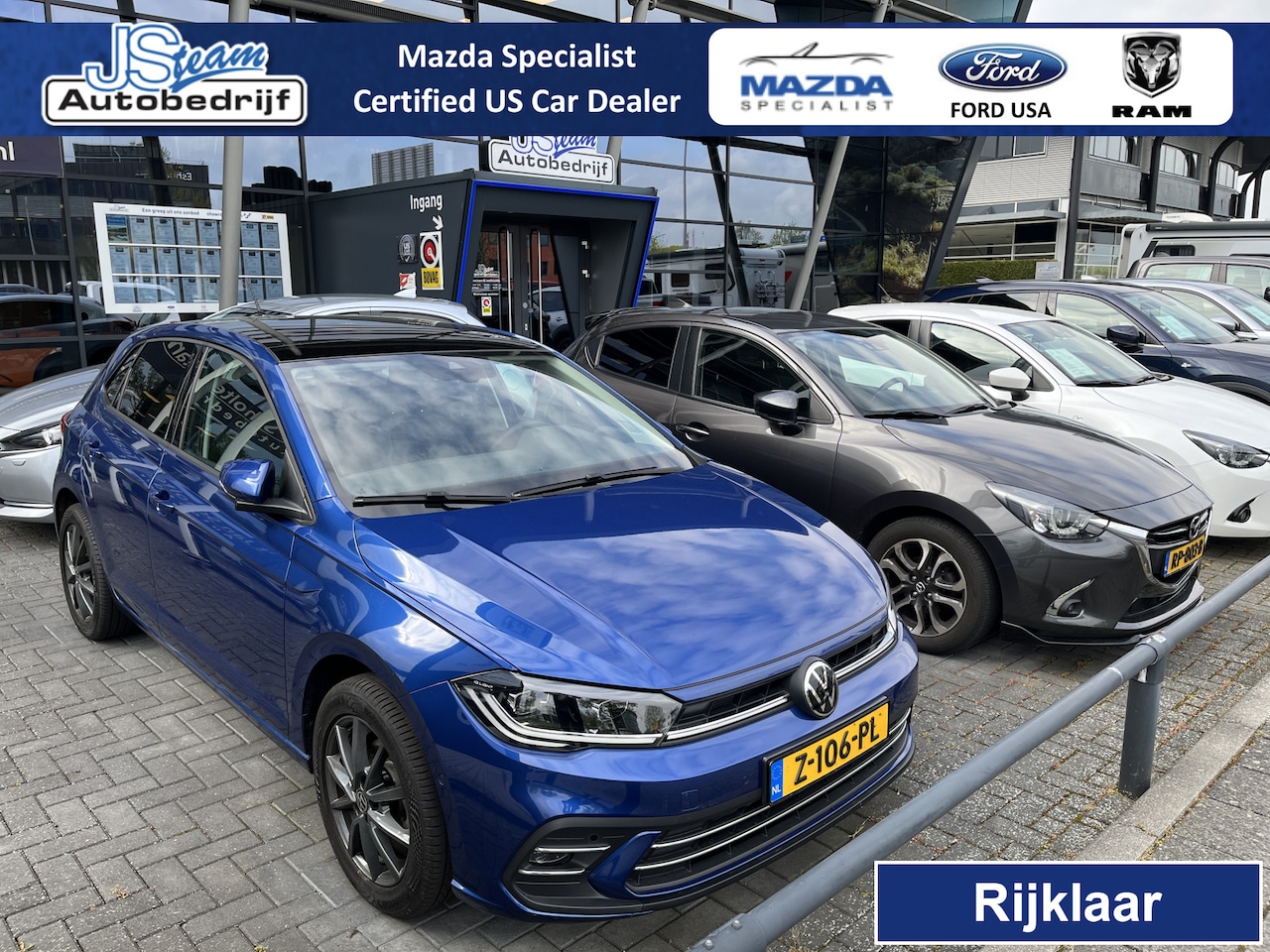 Volkswagen Polo - 1.0 TSI R-Line Business Automaat | Navigatie | Adaptieve Cruise | Schuifdak | - AutoWereld.nl