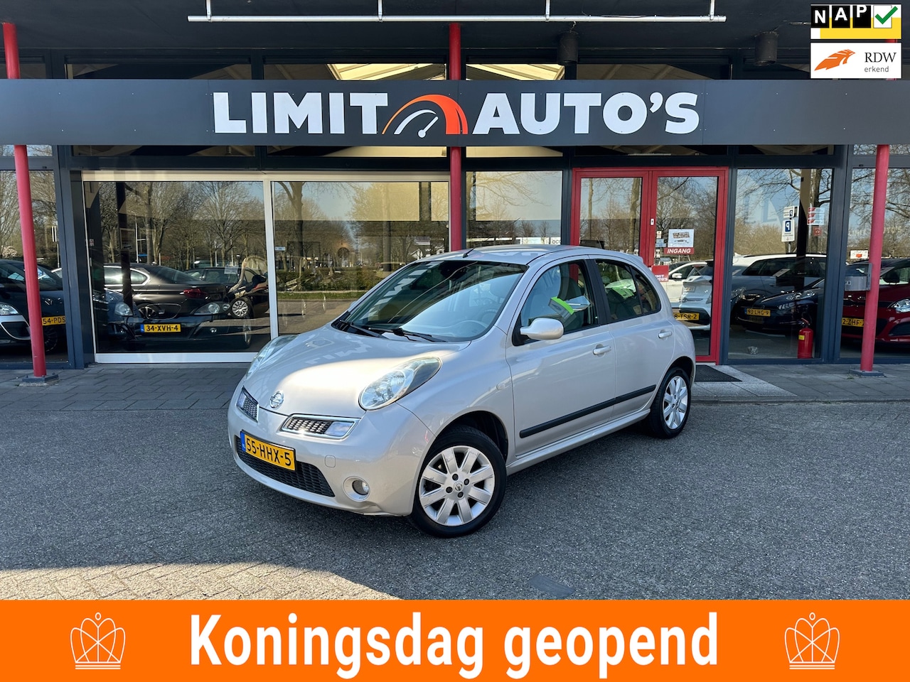 Nissan Micra - 1.4 Acenta Climate/El.ramen/St.verwarming/Pdc/5drs/Nap/Apk - AutoWereld.nl