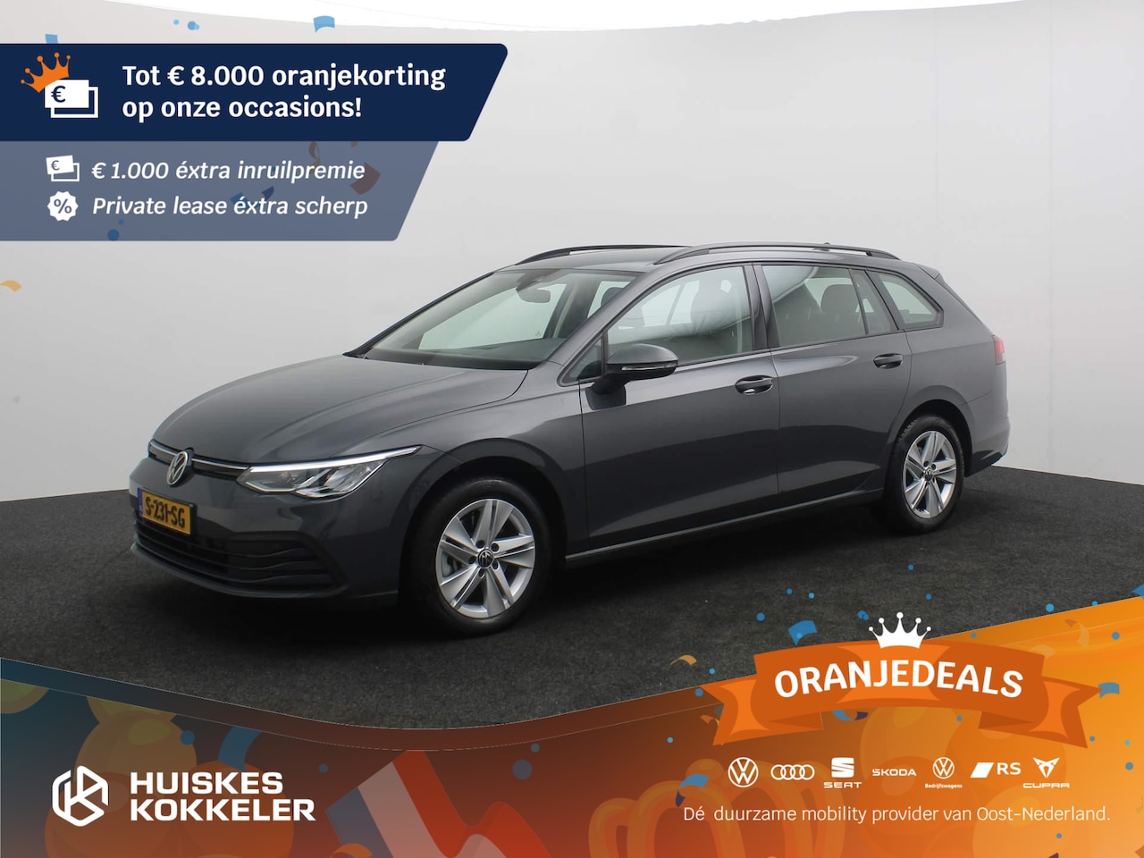 Volkswagen Golf Variant - Life Business 2.0 TDI 115pk Adaptive cruise control, Navigatie, Stoelverwarming, Parkeerse - AutoWereld.nl