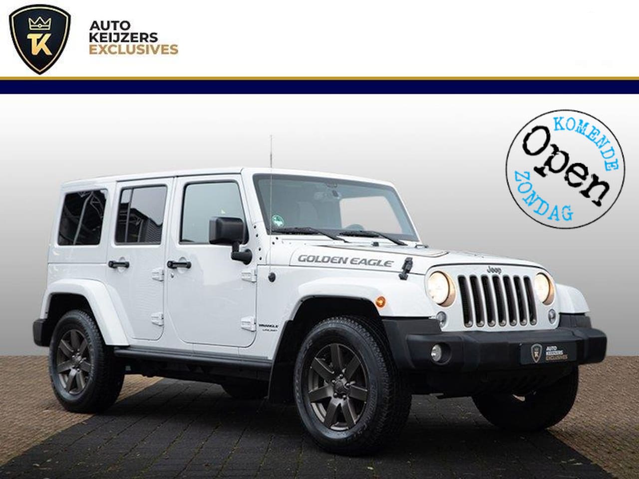 Jeep Wrangler Unlimited - 3.6 Golden Eagle Cabriolet Stoelverw Airco Cruise - AutoWereld.nl