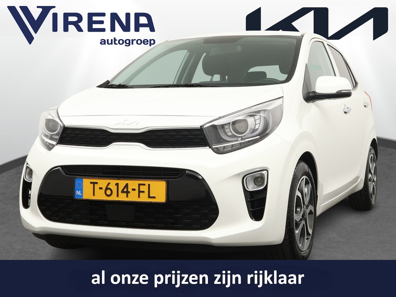 Kia Picanto - 1.0 DPi DynamicPlusLine - Navigatie - Climate Control - Apple Carplay-/Android Auto - Acht - AutoWereld.nl