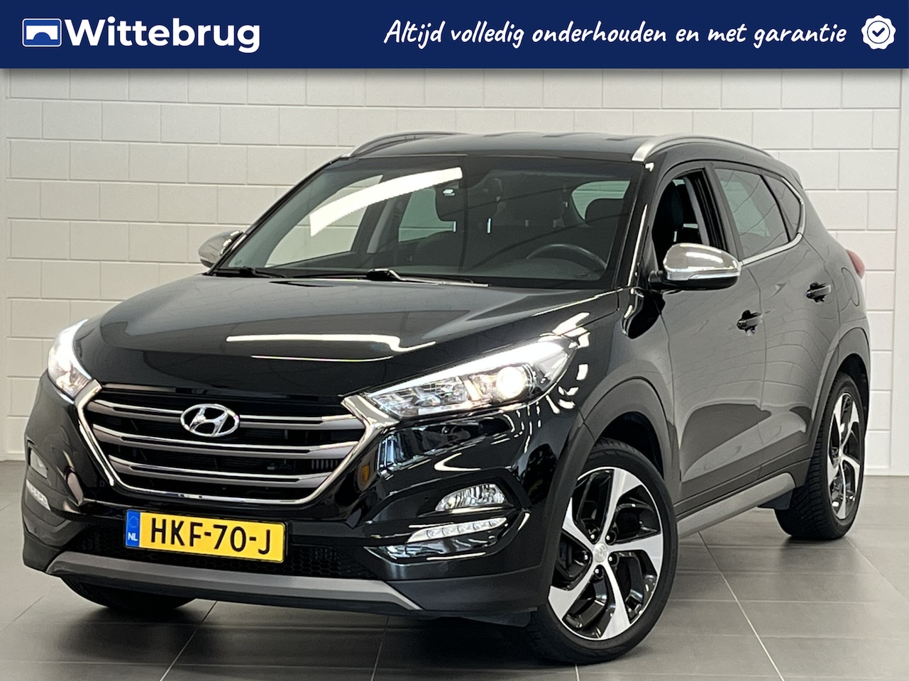 Hyundai Tucson - 1.6 T-GDi Premium LEDER | KEYLESS | 19 INCH VELGEN | TREKHAAK - AutoWereld.nl