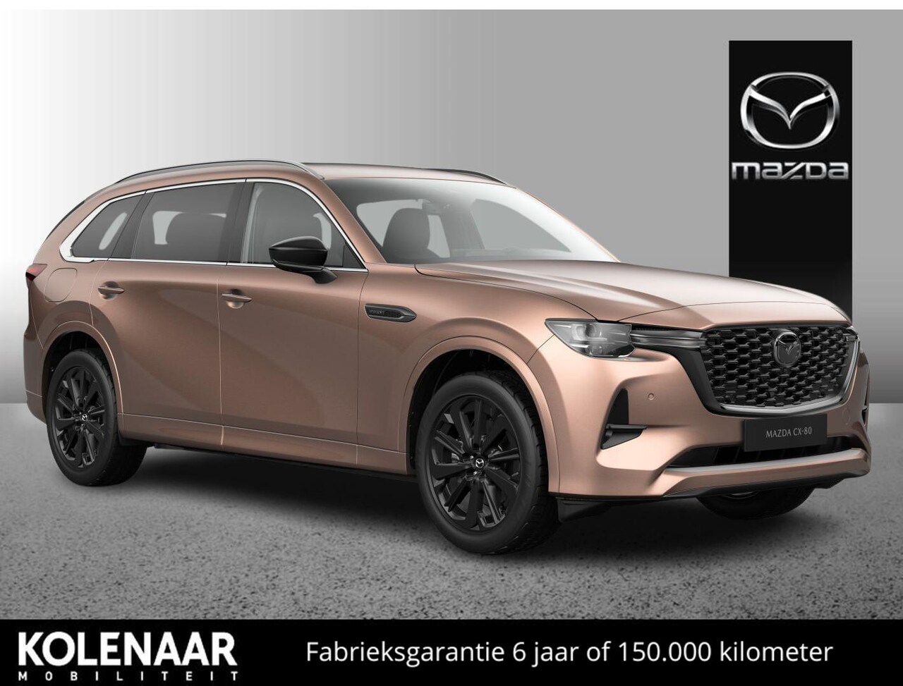 Mazda CX-80 - Homura Plus 2.5 e-Sky PHEV 327 AWD Automaat /Direct leverbaar/€3500,- instapvoordeel - AutoWereld.nl