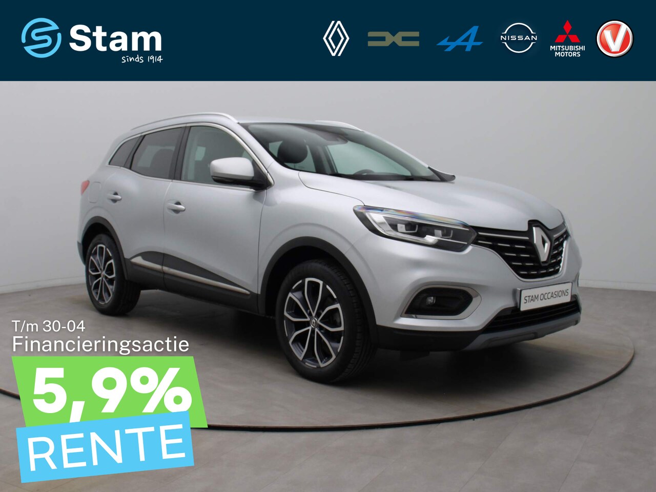 Renault Kadjar - TCe 160pk Intens Camera | Climate | Navi | Parksens. v+a | Trekhaak - AutoWereld.nl