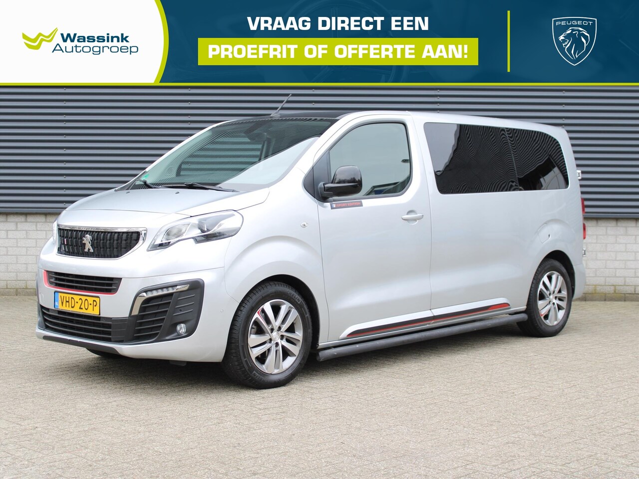 Peugeot Expert - S 150 pk 3-zits Sport Edition I Navigatie I Camera I Dode Hoek bewaking I Side Bars I Lede - AutoWereld.nl