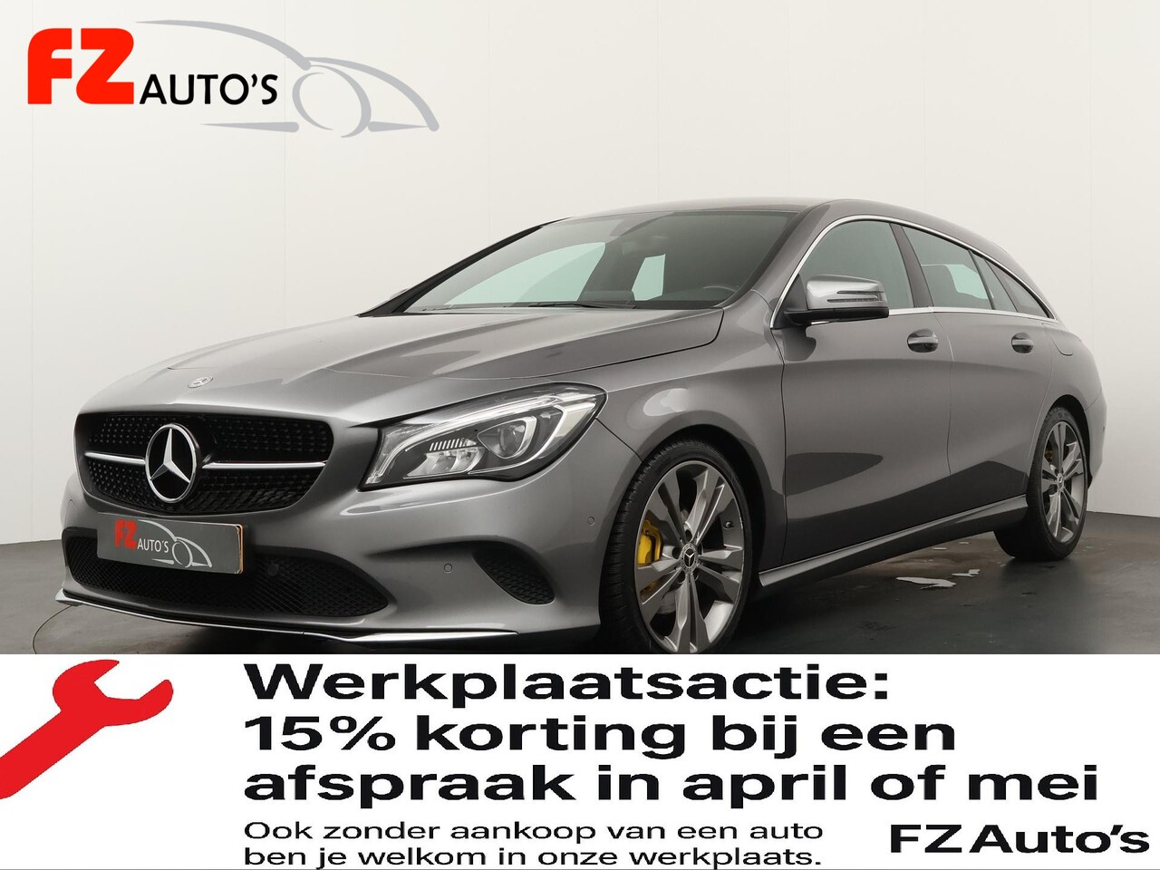 Mercedes-Benz CLA-klasse Shooting Brake - 180 Business Solution Automaat Airco|Lm velgen|Navigatie|dealer onderhouden - AutoWereld.nl