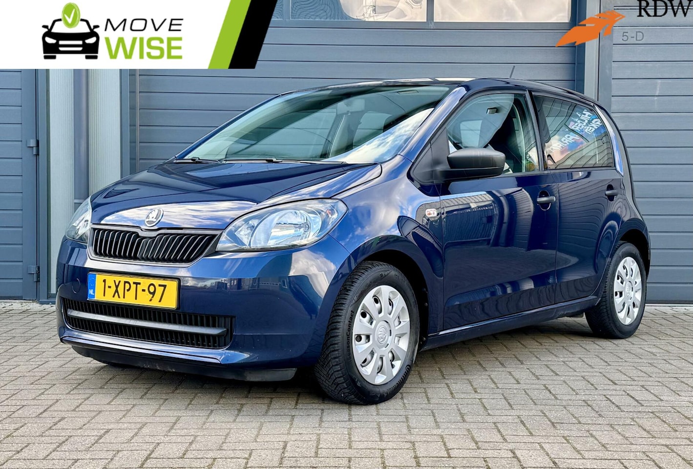 Skoda Citigo - 1.0 Greentech Elegance | 5 Drs | 125.000 KM NAP | Airco | NL Auto | Goed Onderhouden | - AutoWereld.nl