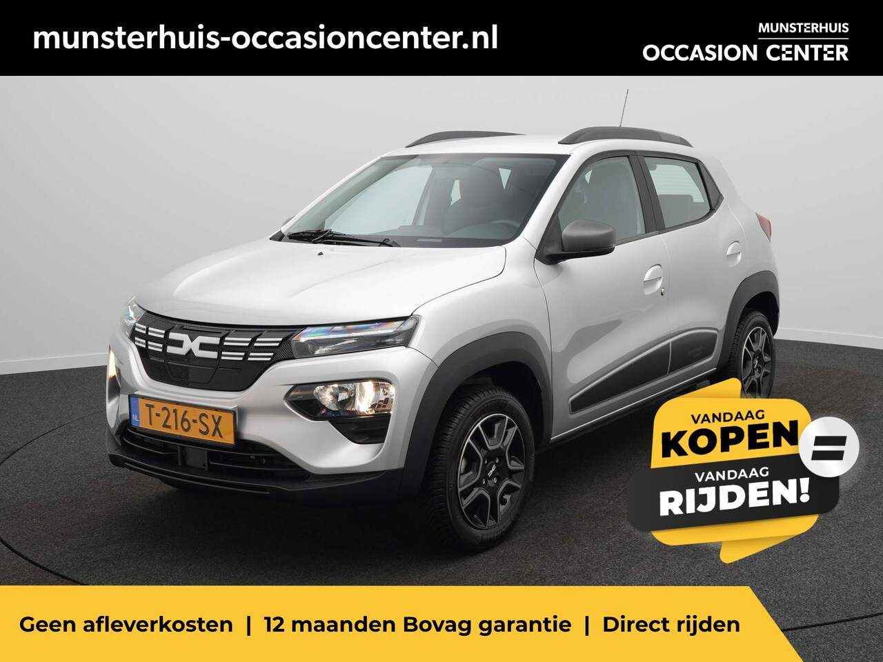 Dacia Spring - Expression 27 kWh - RIJKLAARPRIJS - All seasonbanden - Achteruitrijcamera - Navigatie - AutoWereld.nl