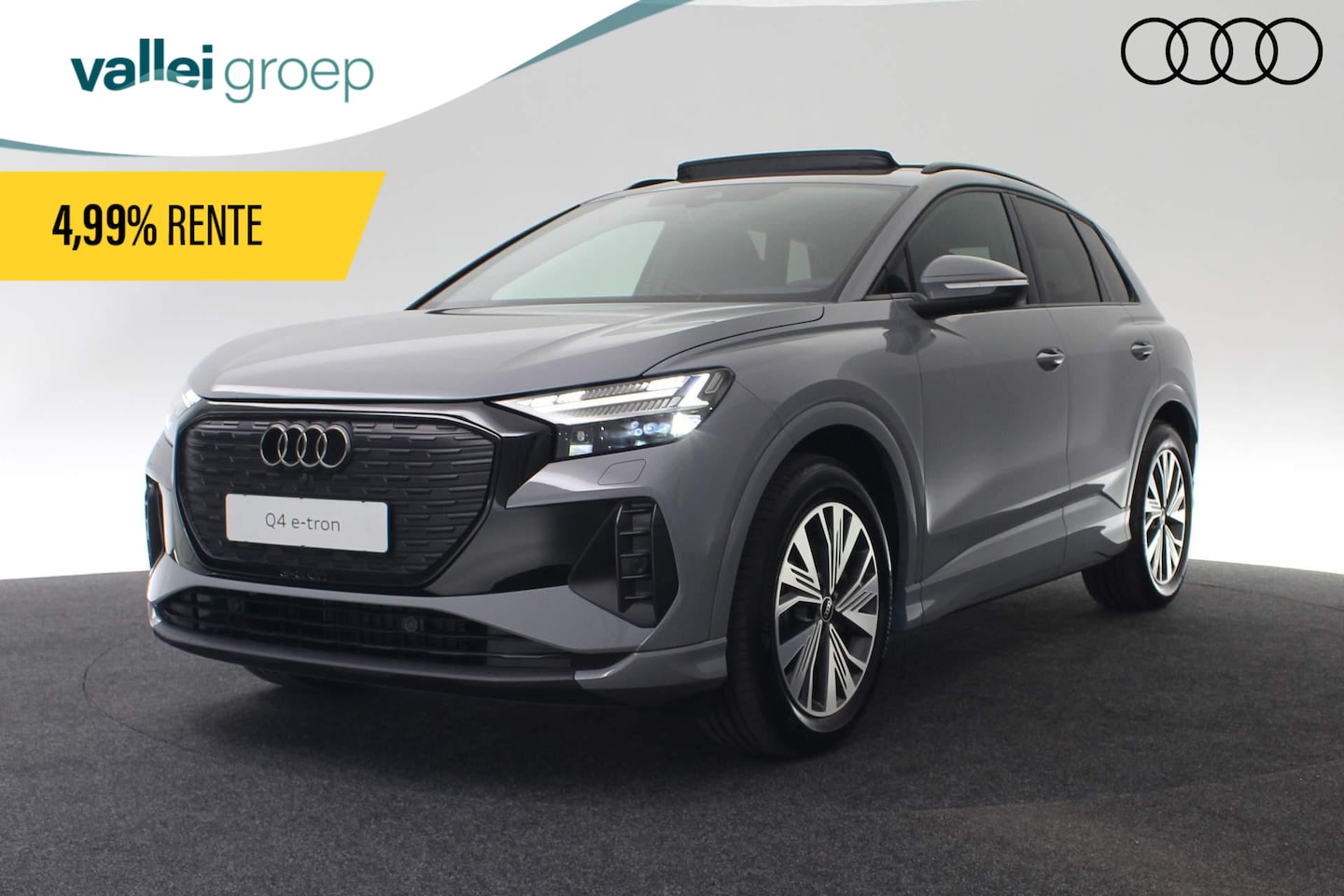 Audi Q4 e-tron - Advanced edition 45 quattro 286pk | Comfortpakket | Optiekpakket zwart plus | Glazen panor - AutoWereld.nl