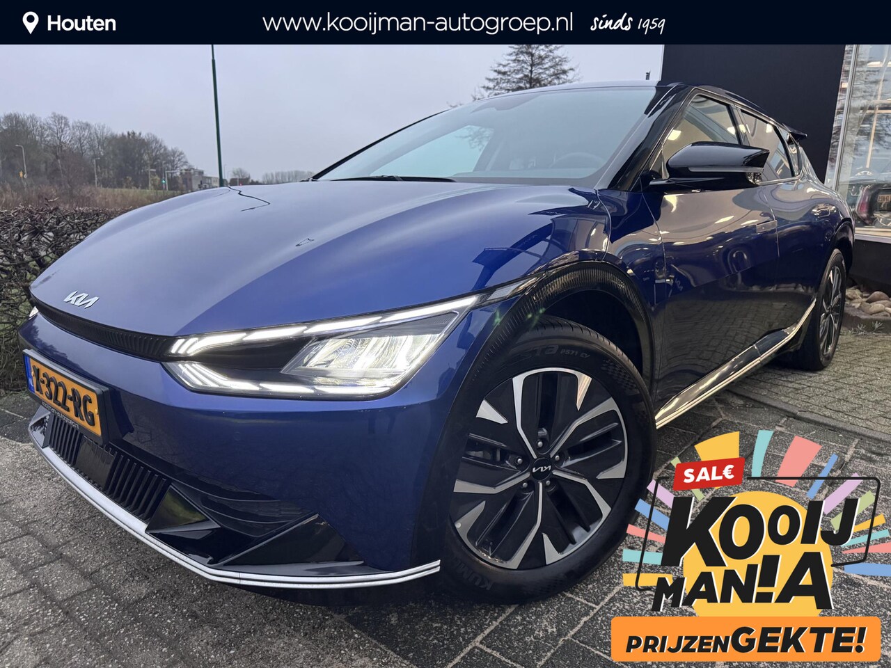 Kia EV6 - Plus 77.4 kWh | 1.600 Trekgewicht!!! | KM-Stand kan oplopen | BTW-Auto | Lederen bekleding - AutoWereld.nl