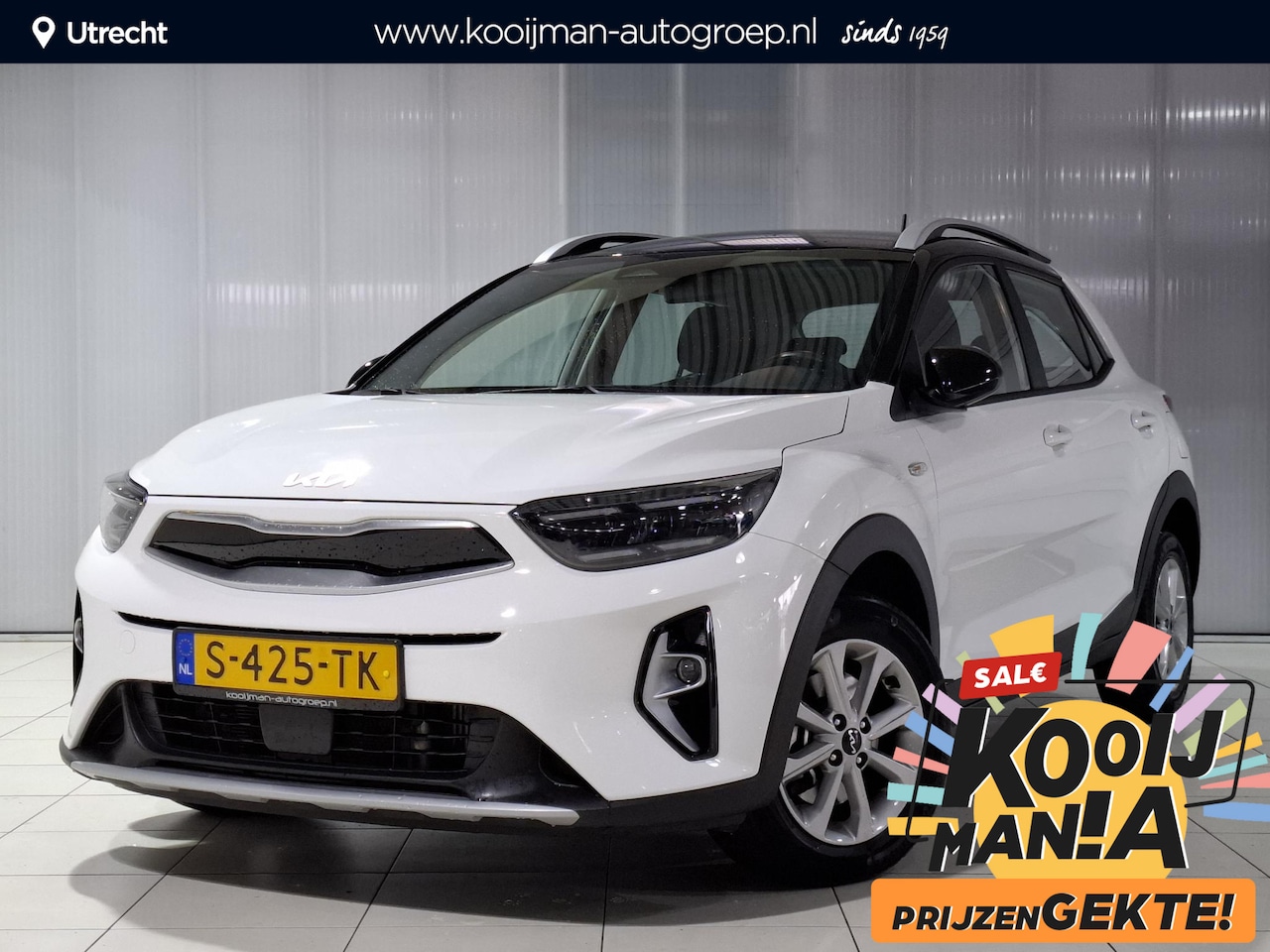 Kia Stonic - 1.0 T-GDi MHEV DynamicLine NL auto, 1e eigenaar , Adaptive Cruise Control, Airco, Parkeers - AutoWereld.nl