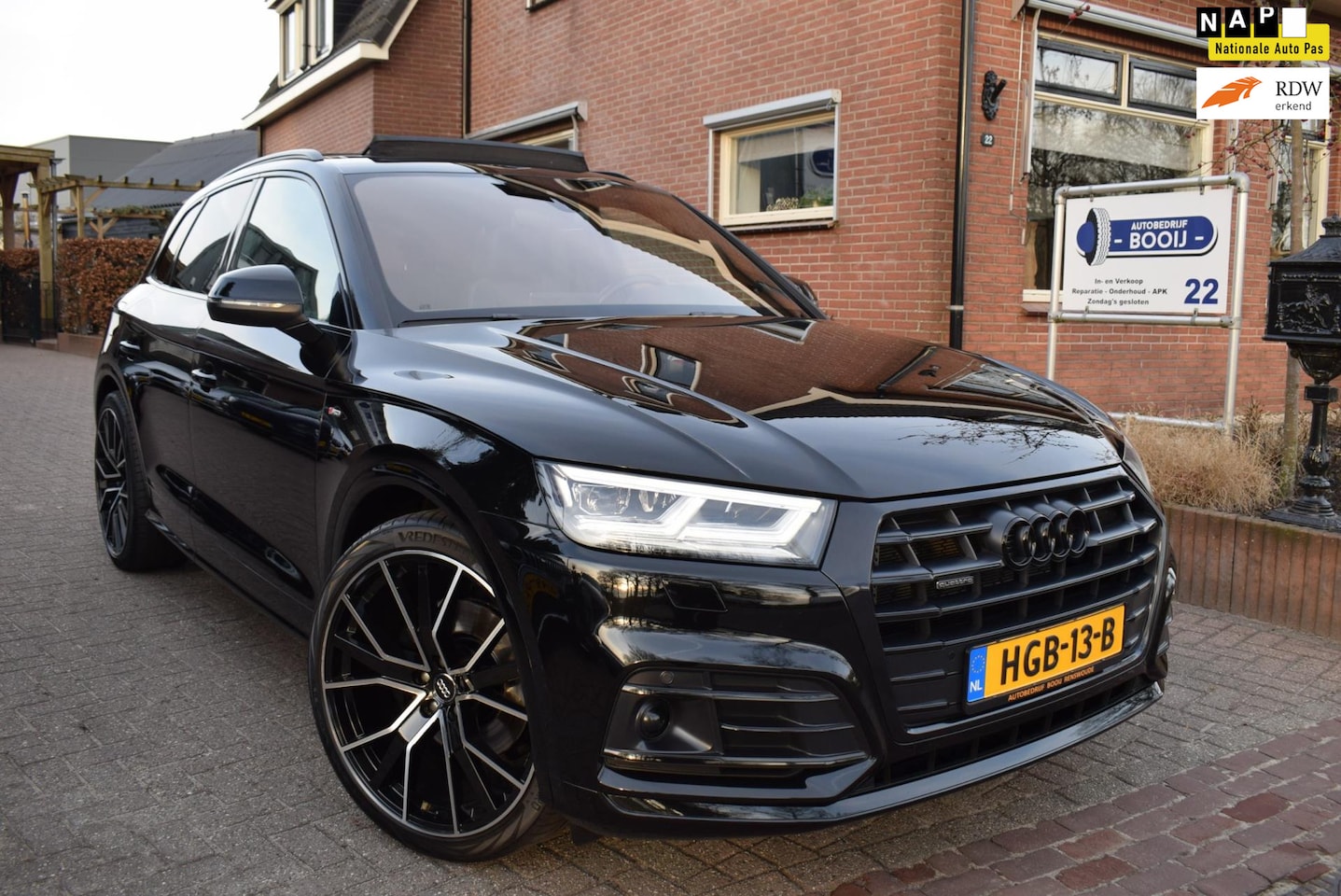 Audi Q5 - 55 TFSI E QUATTRO S-LINE/LUCHTVERING/TREKHAAK/PANO-DAK/ADAP CRUISE/AIRCO-ECC/NAVI/XENON/PD - AutoWereld.nl