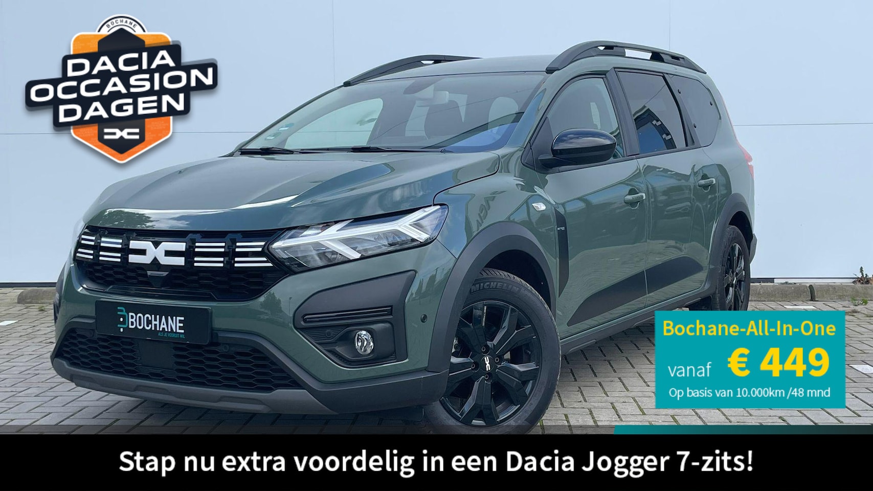 Dacia Jogger - 1.0 TCe 110 Extreme 7p. Navigatie / 7-Persoons / Climate Control / Lichtmetalen Velgen / P - AutoWereld.nl
