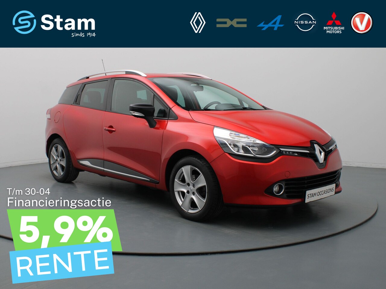 Renault Clio Estate - 0.9 TCe Expression Airco | Cruise | Navi | 16" Velgen - AutoWereld.nl