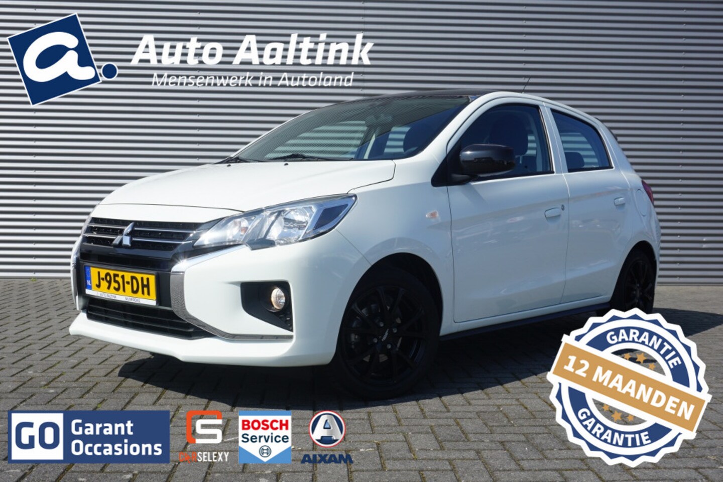 Mitsubishi Space Star - 71PK Cool+ AIRCO | 15'LMV | 4S BANDEN | ZWART OPTIEK PAKKET! - AutoWereld.nl