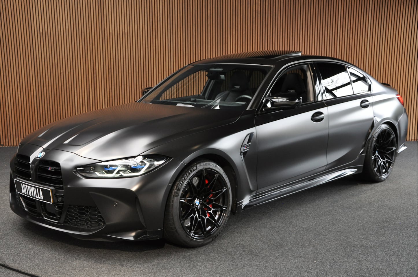 BMW M3 - 3-serie Competition Panodak Leer Laser LED 360° ACC HUD - AutoWereld.nl