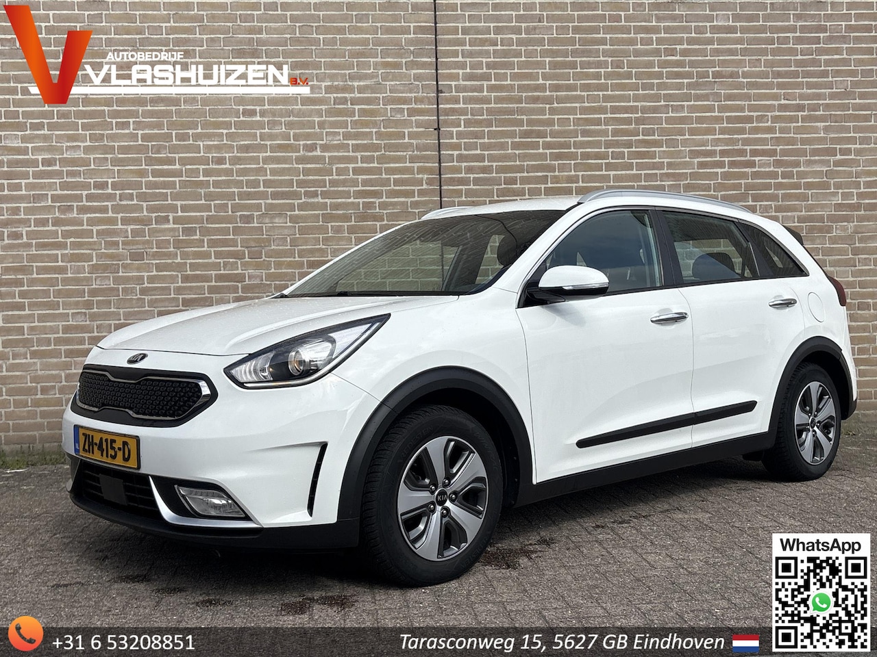Kia Niro - 1.6 GDi Hybrid ExecutiveLine | € 9.400,- NETTO! | Leder | Climate | Cruise | Navi | Camera - AutoWereld.nl