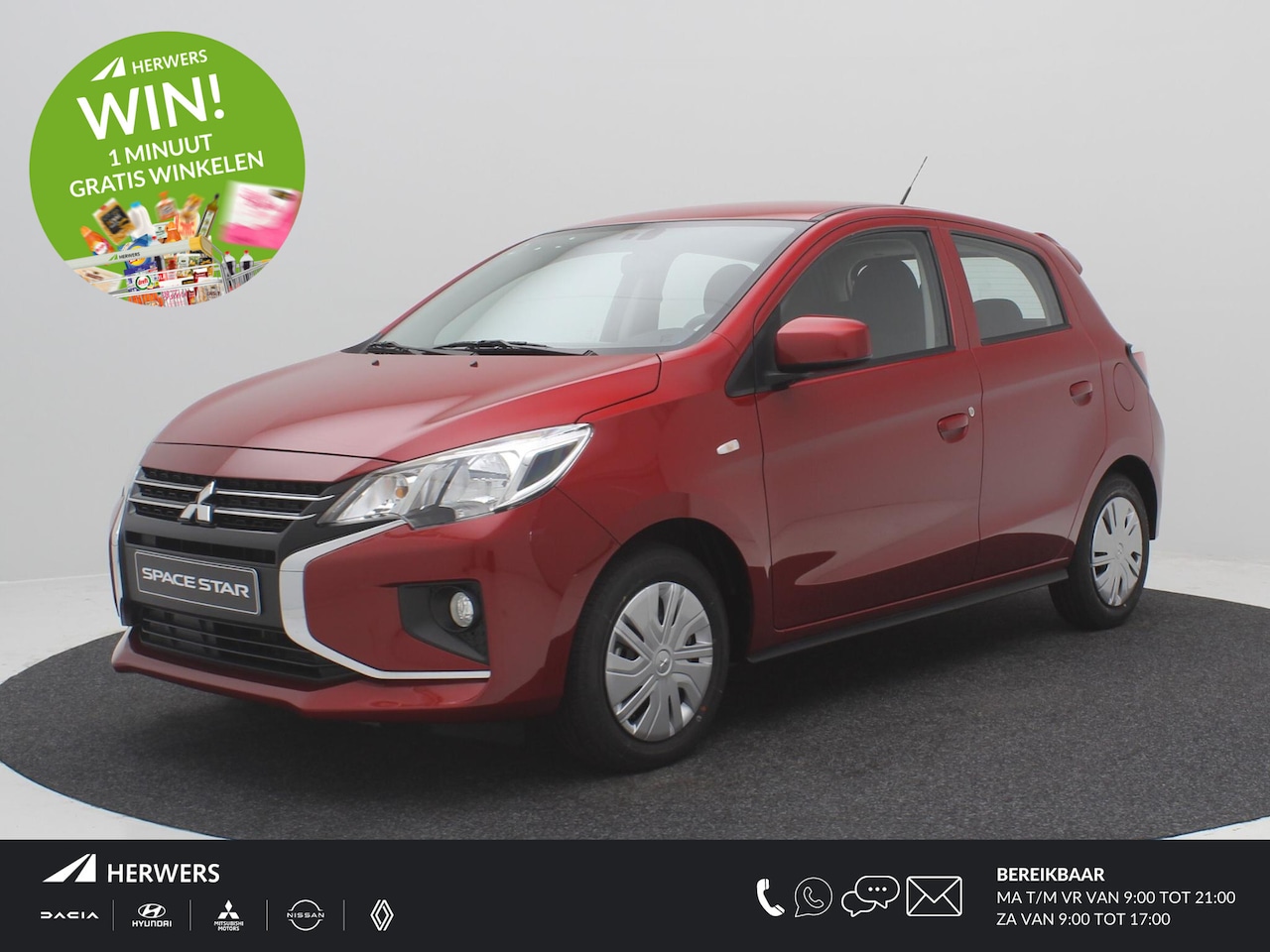 Mitsubishi Space Star - 1.2 Active / €4.135,- Op = Op Voordeel / €17.450,- Rijklaarprijs / Nieuw Uit Voorraad Leve - AutoWereld.nl