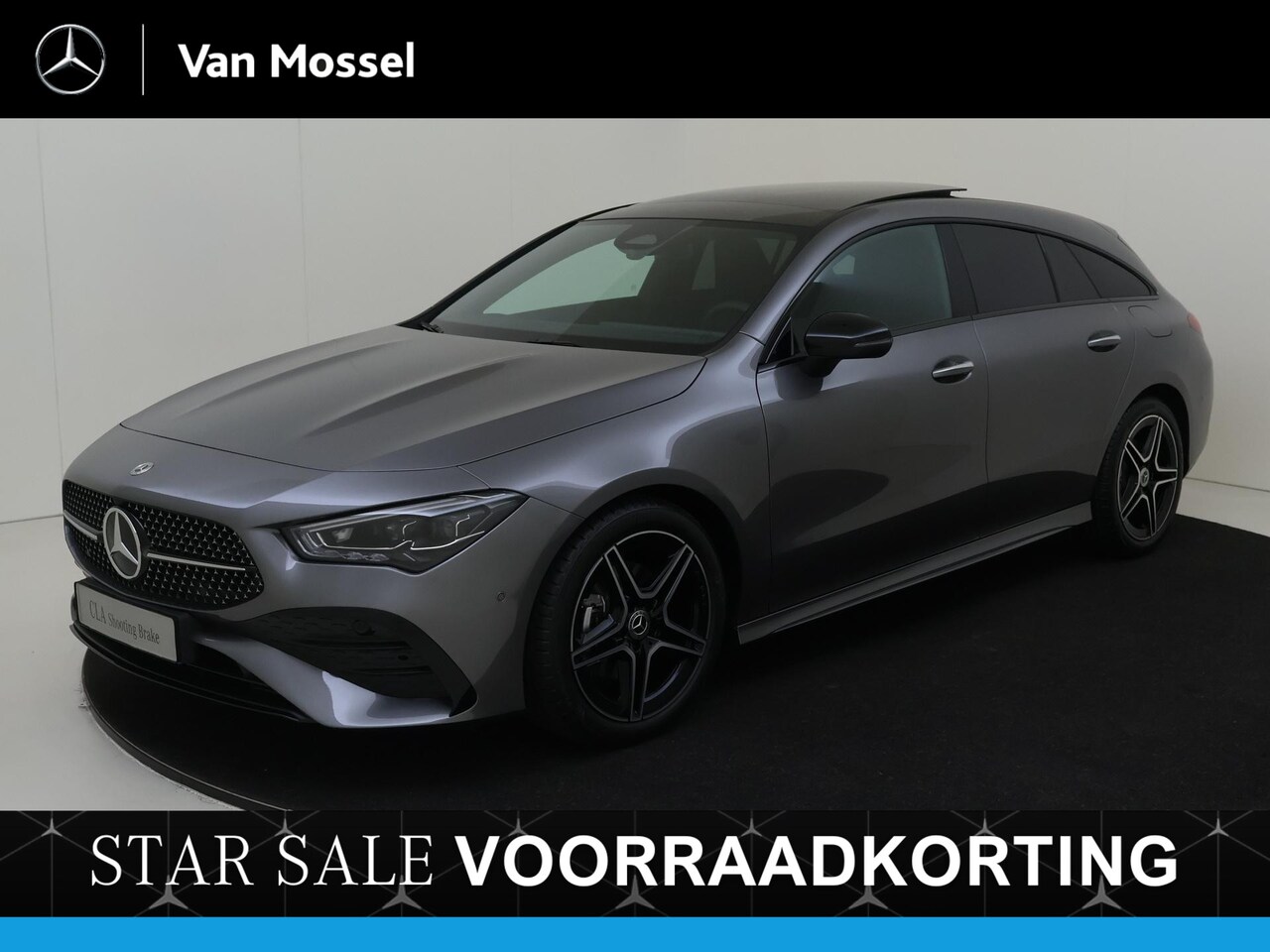 Mercedes-Benz CLA-klasse Shooting Brake - 180 Star Edition AMG Line / Stoelverwarming / Achteruitrijcamera / Panaroma-schuifdak / - AutoWereld.nl