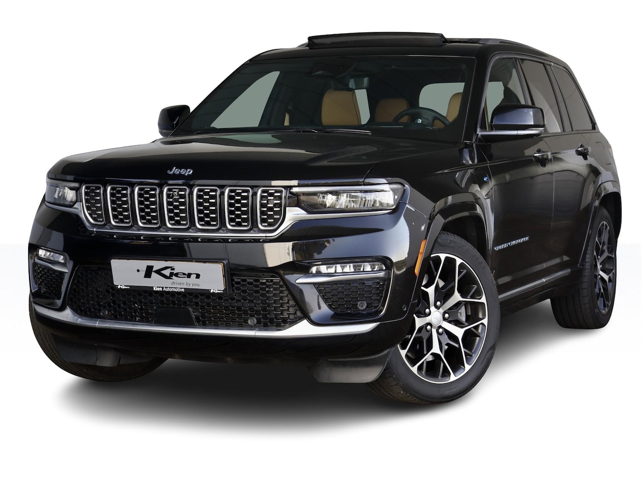 Jeep Grand Cherokee - 2.0 Summit Reserve 4xe | Cognac leer | Massagestoel | Luchtvering | Pano | McIntosh Audio - AutoWereld.nl