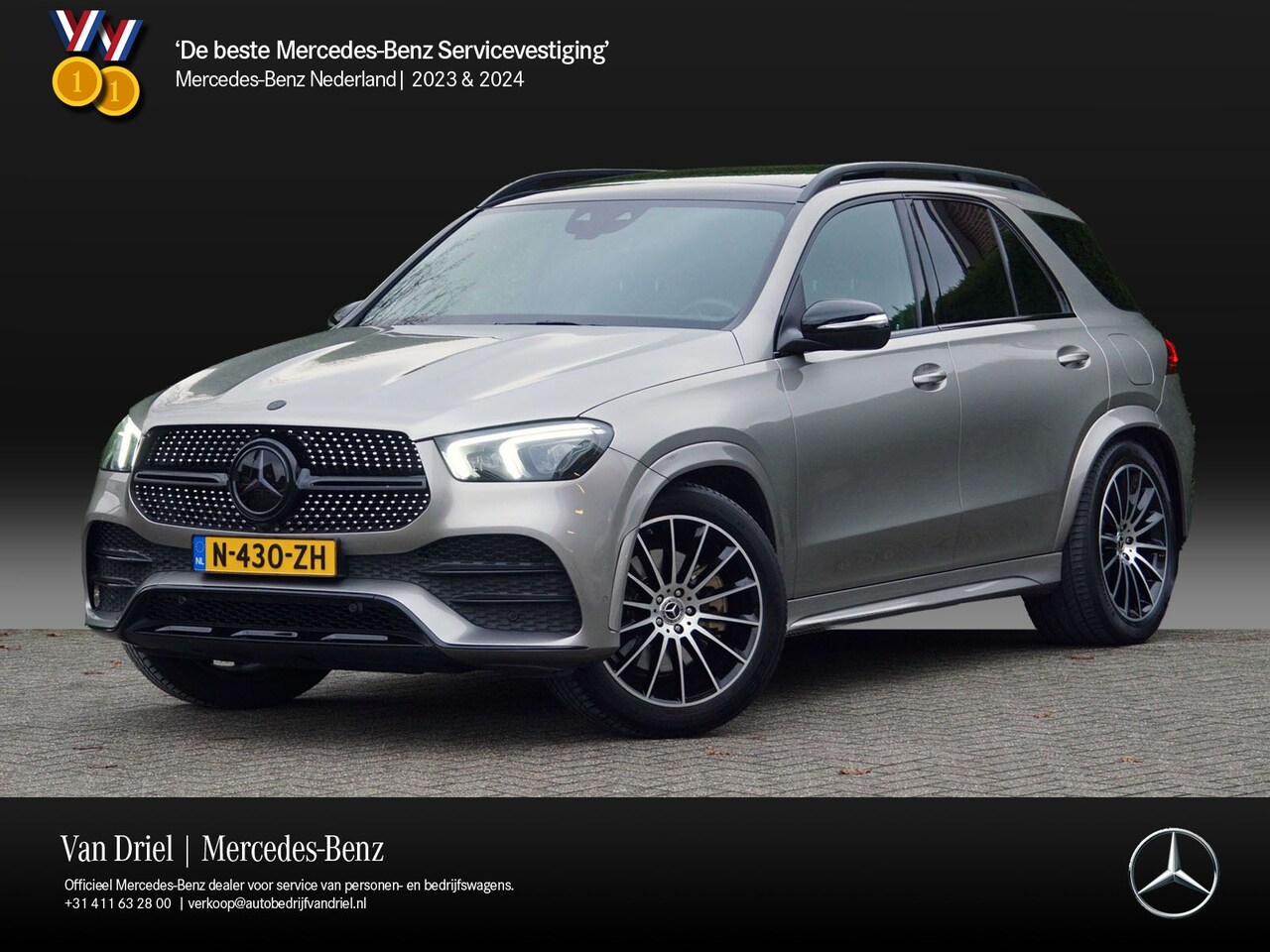 Mercedes-Benz GLE-Klasse - GLE 350 de 4M AMG line Night | Luchtvering Trekhaak Panorama Rijassistentie - AutoWereld.nl