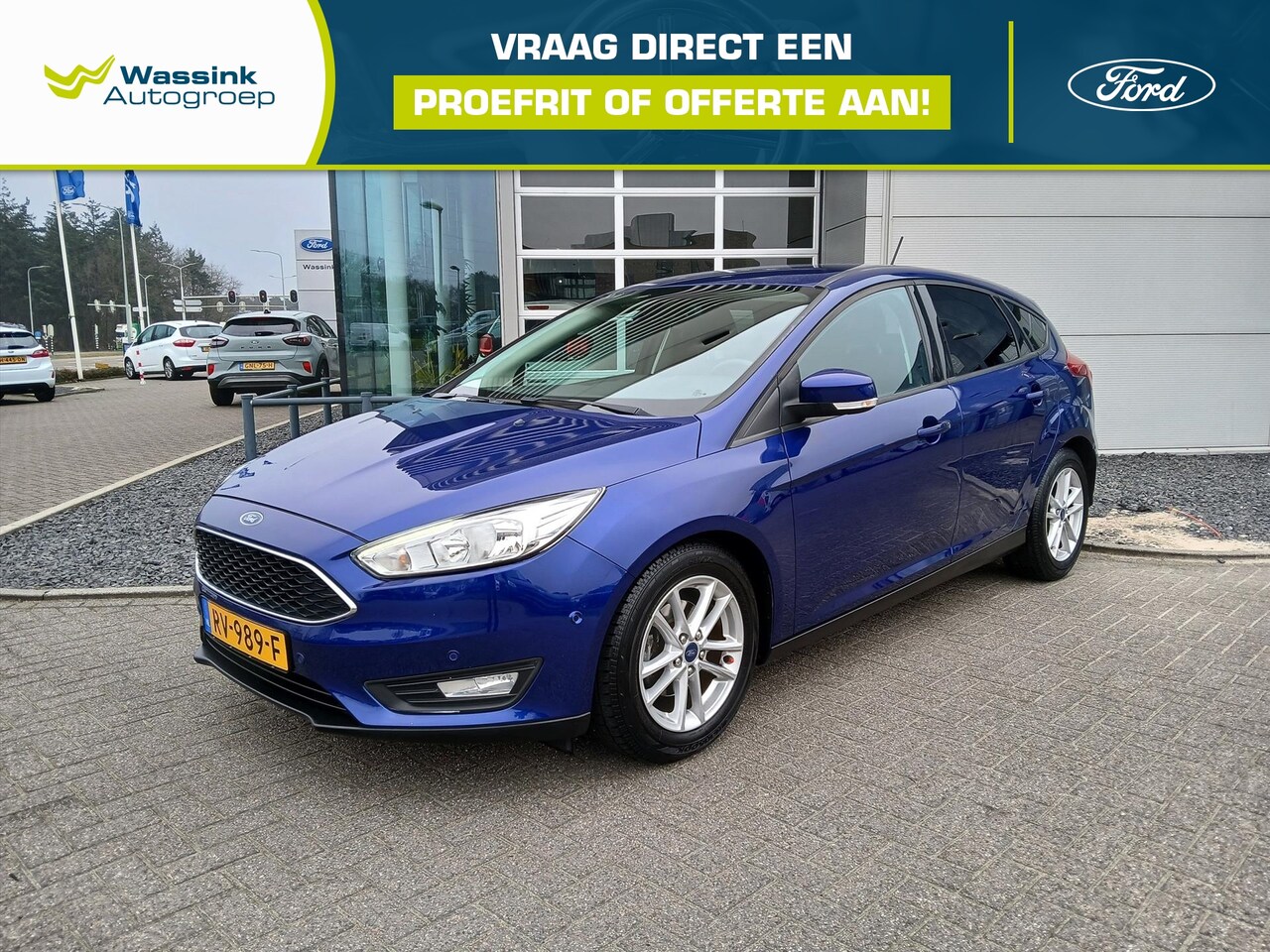 Ford Focus - 1.0 EcoBoost 125pk 5-deurs Titanium | Trekhaak | Navigatie | Achteruitrij camera | - AutoWereld.nl