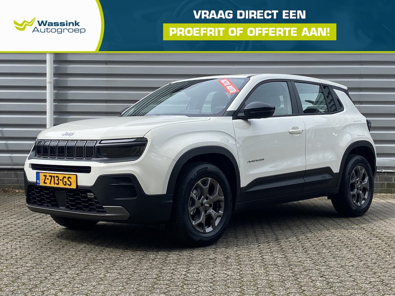 Jeep Avenger - 1.2T 100pk Longitude | Carplay | Navigatie | Climate Control | - AutoWereld.nl