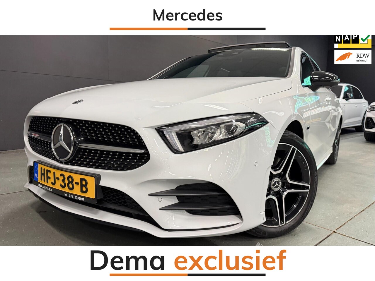 Mercedes-Benz A-klasse - 250 e AMG Limited PANO/CAM/BURMESTER/SFEERVERL/M-STOELEN/// - AutoWereld.nl