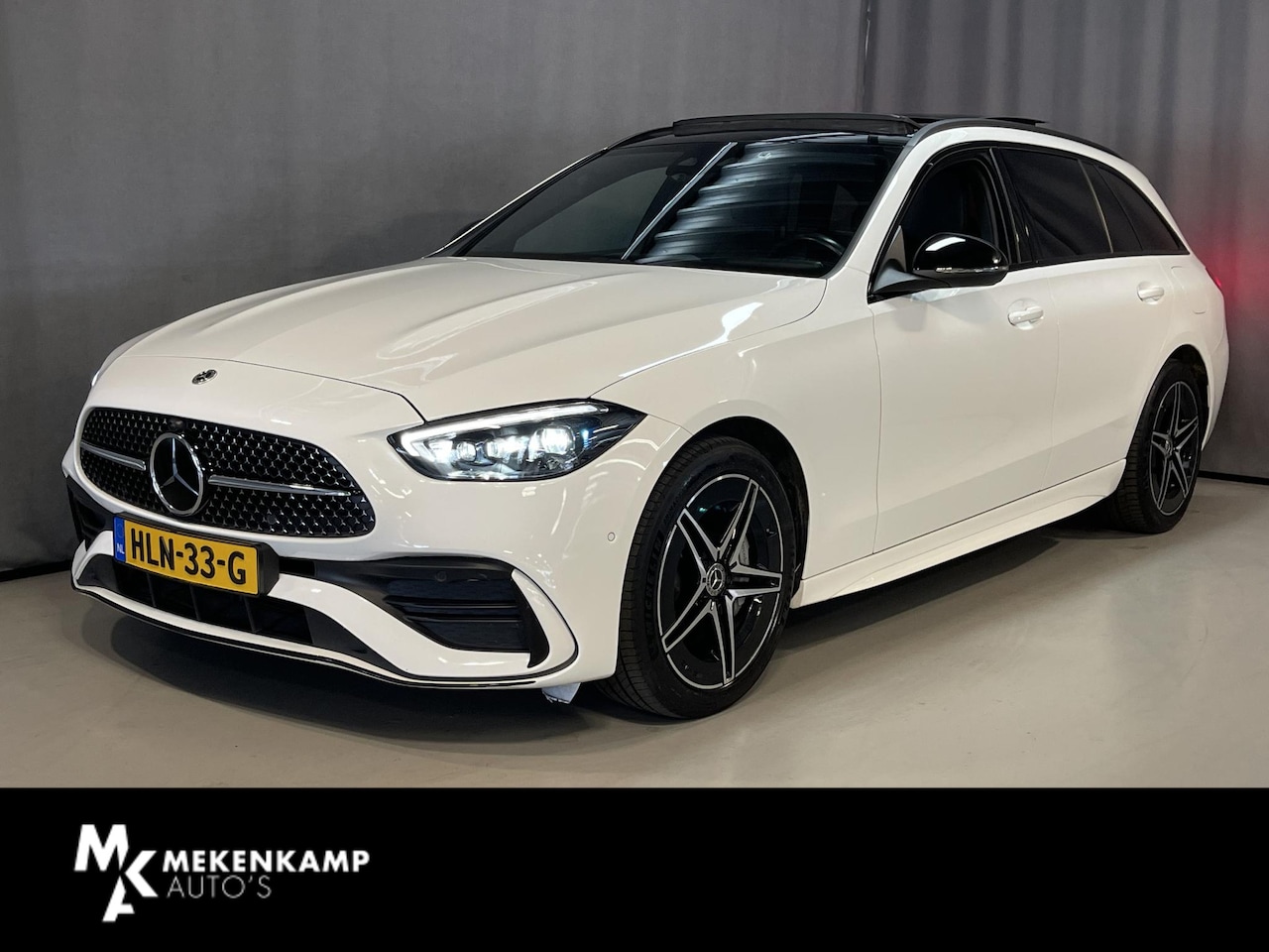 Mercedes-Benz C-klasse Estate - 300 e AMG Line 18"/Panoramadak/Laser LED/Trekhaak/Stoelverwarming +memoryAdaptieve cruise/ - AutoWereld.nl